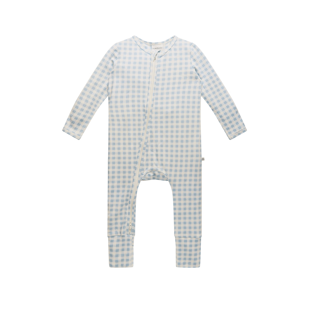 Day Or Night Onesie - Blue Gingham