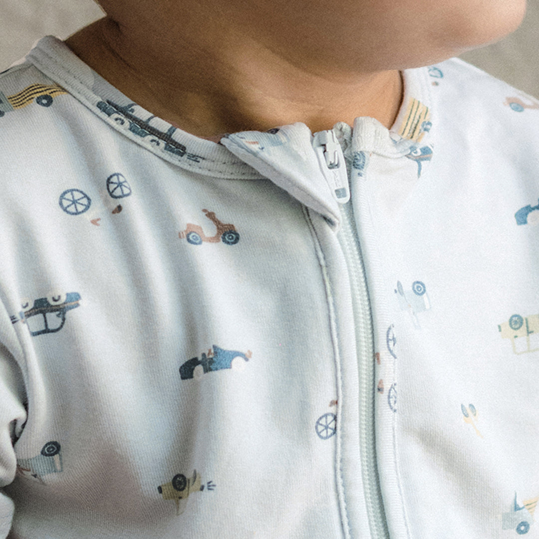 Day Or Night Onesie - Blue Haze Cars