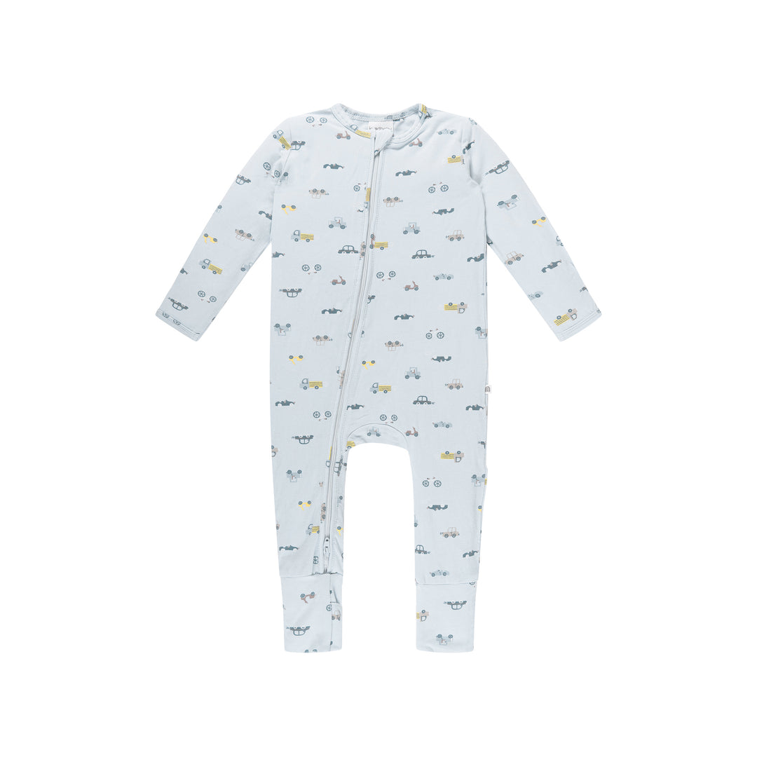Day Or Night Onesie - Blue Haze Cars