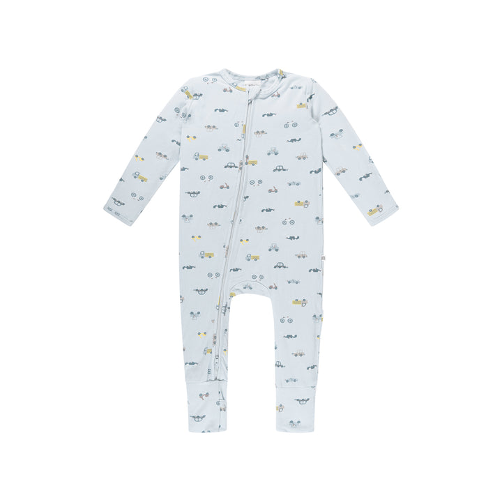Day Or Night Onesie - Blue Haze Cars