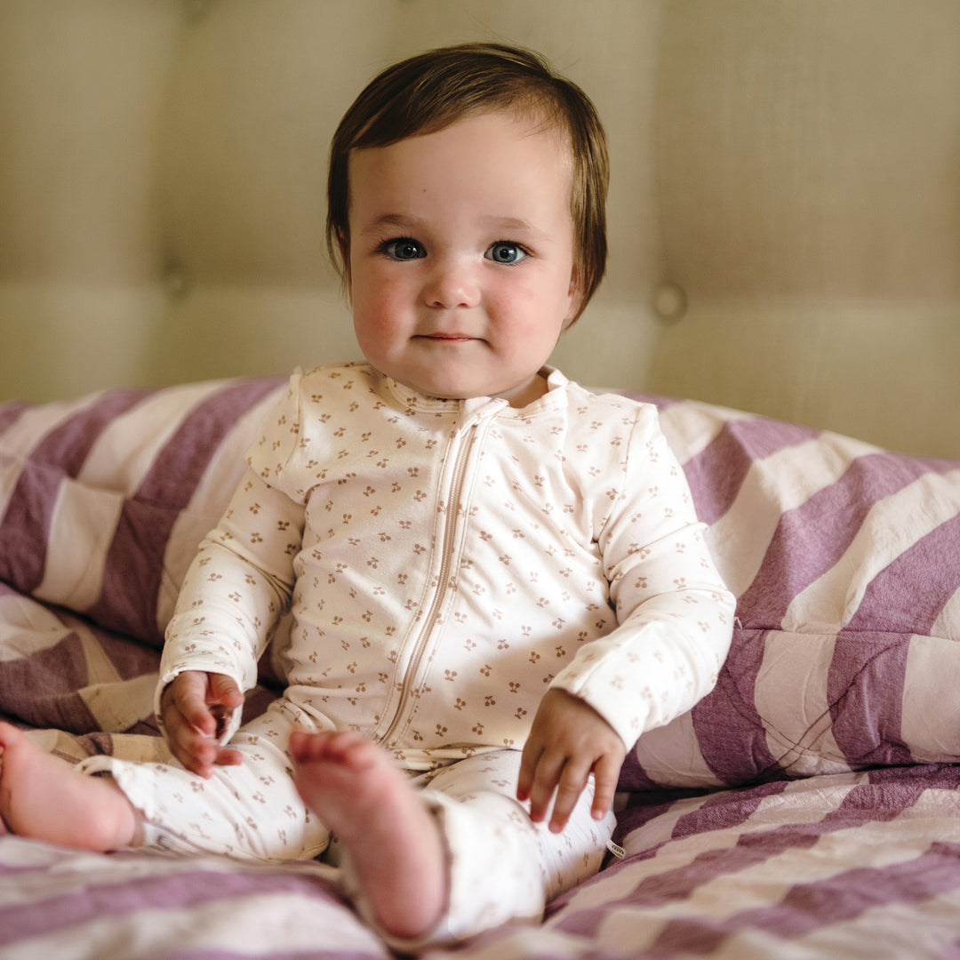Day Or Night Onesie - Cherry
