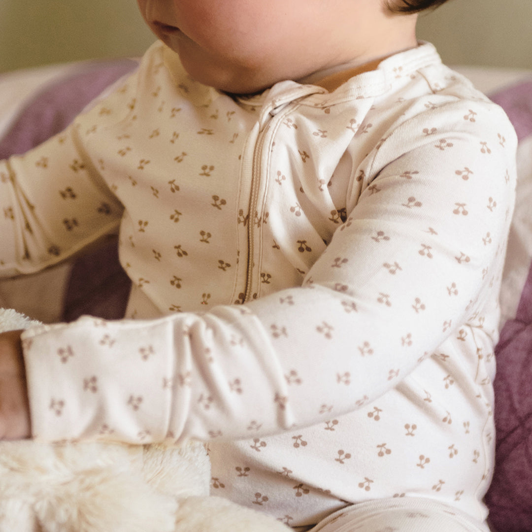 Day Or Night Onesie - Cherry