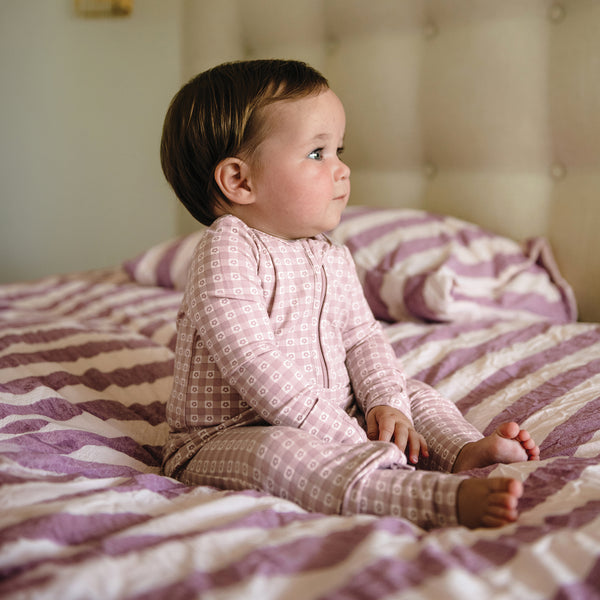 Day Or Night Onesie - Flower Gingham