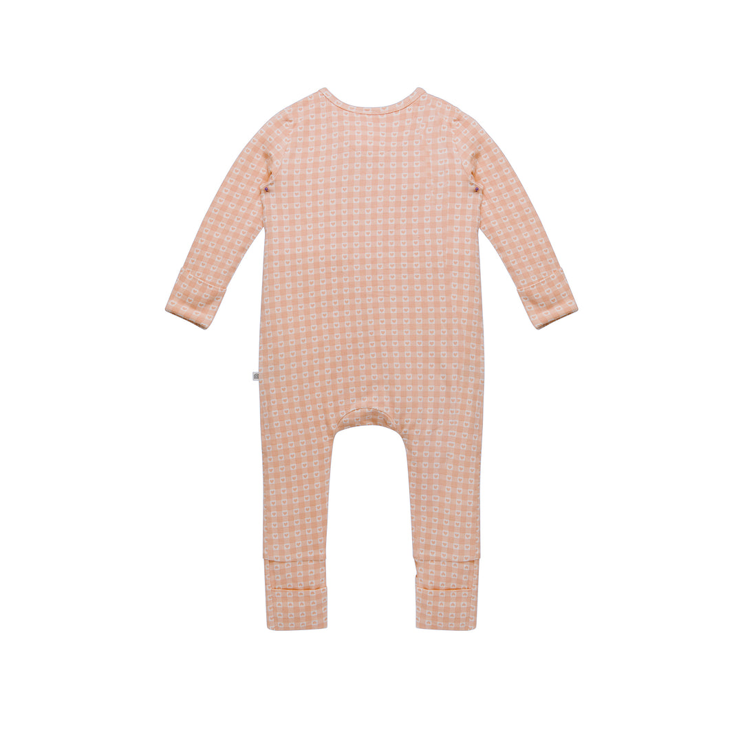 Day Or Night Onesie - Heart Gingham