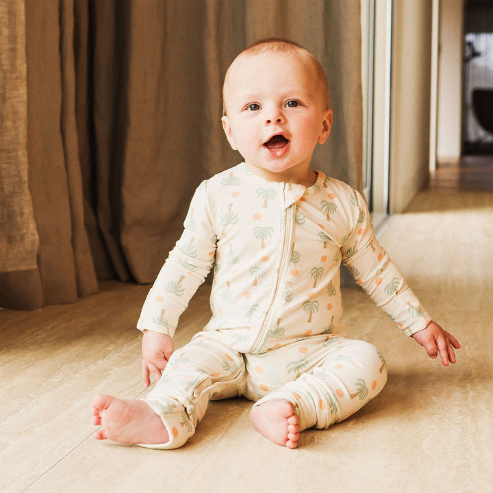 Day or Night Onesie - Palm Sunset