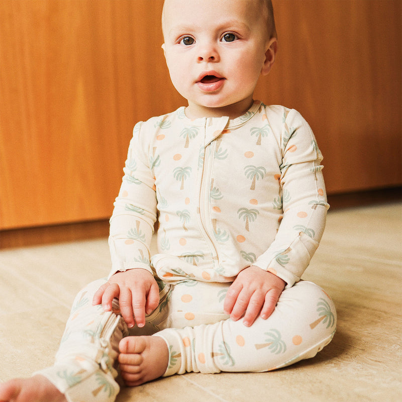 Day or Night Onesie - Palm Sunset