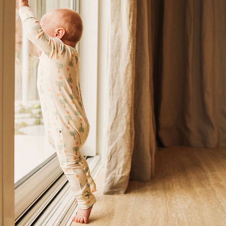 Day or Night Onesie - Palm Sunset