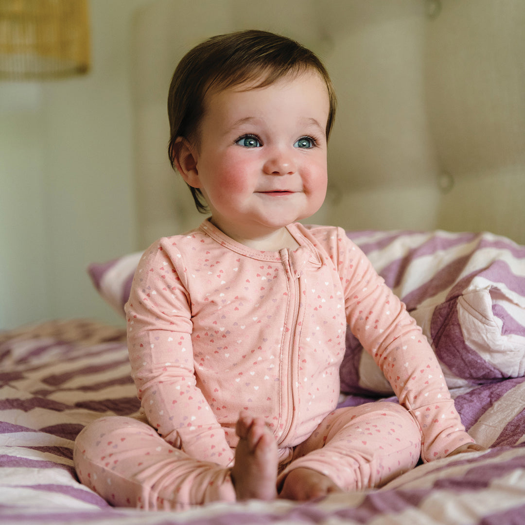 Day Or Night Onesie - Pink Heart