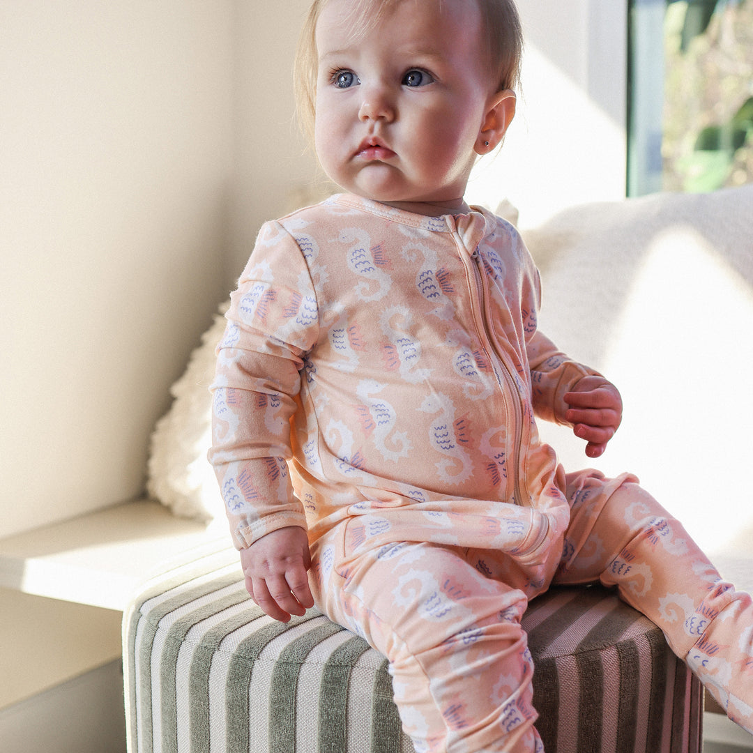 Essential Onesie - Seahorse
