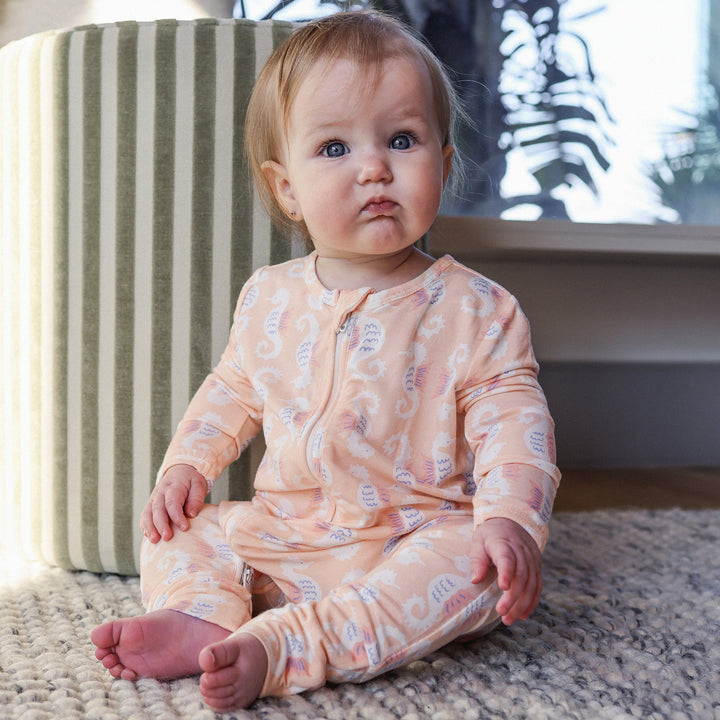 Essential Onesie - Seahorse