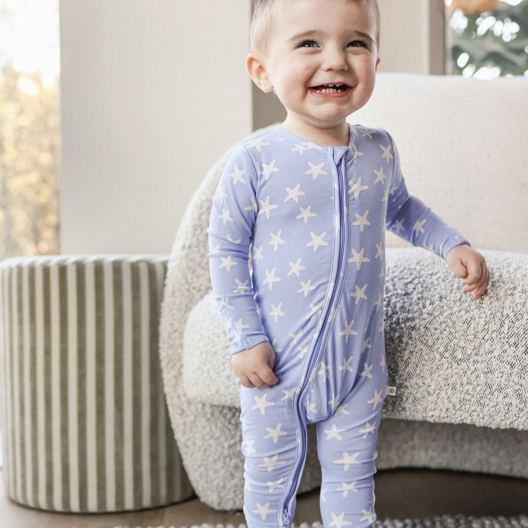 Essential Onesie - Star Fish Blue