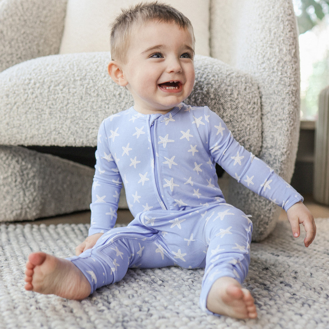 Essential Onesie - Star Fish Blue