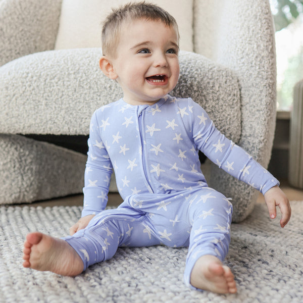 Essential Onesie - Star Fish Blue