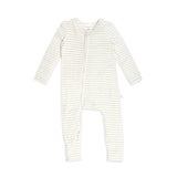 Day or Night Onesie - Sage Stripe