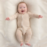 Day or Night Onesie - Sand Dune Stripe