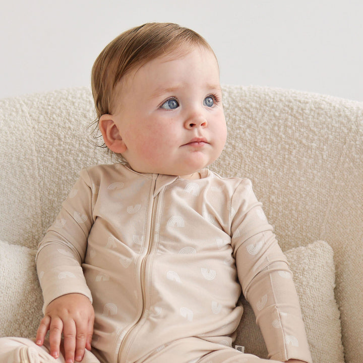 Day or Night Onesie - Neutral Rainbow
