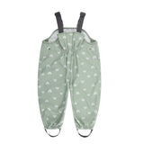 Splashy Overall - Sage Rainbow