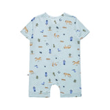 Essential Short Sleeve Onesie - Country Blue
