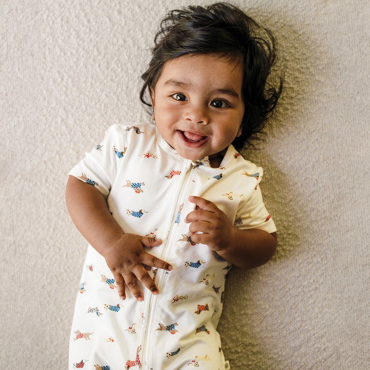 Day Or Night Onesie Short Sleeve - Dachshund