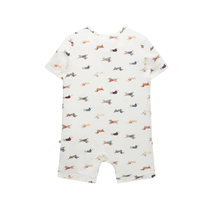 Day Or Night Onesie Short Sleeve - Dachshund