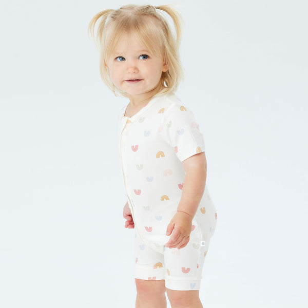 Day or Night Onesie Short Sleeve - Over the Rainbow