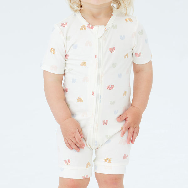 Day or Night Onesie Short Sleeve - Over the Rainbow