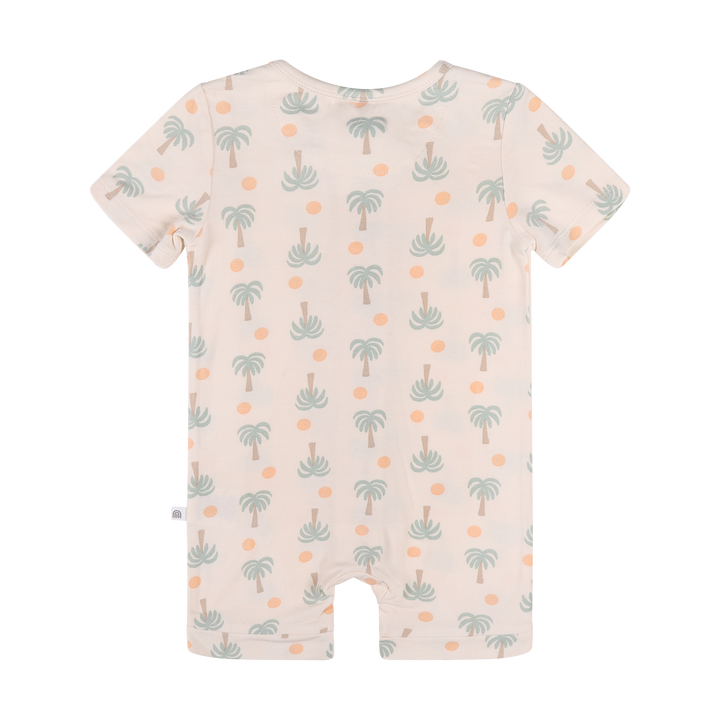 Essential Short Sleeve Onesie - Palm Sunset