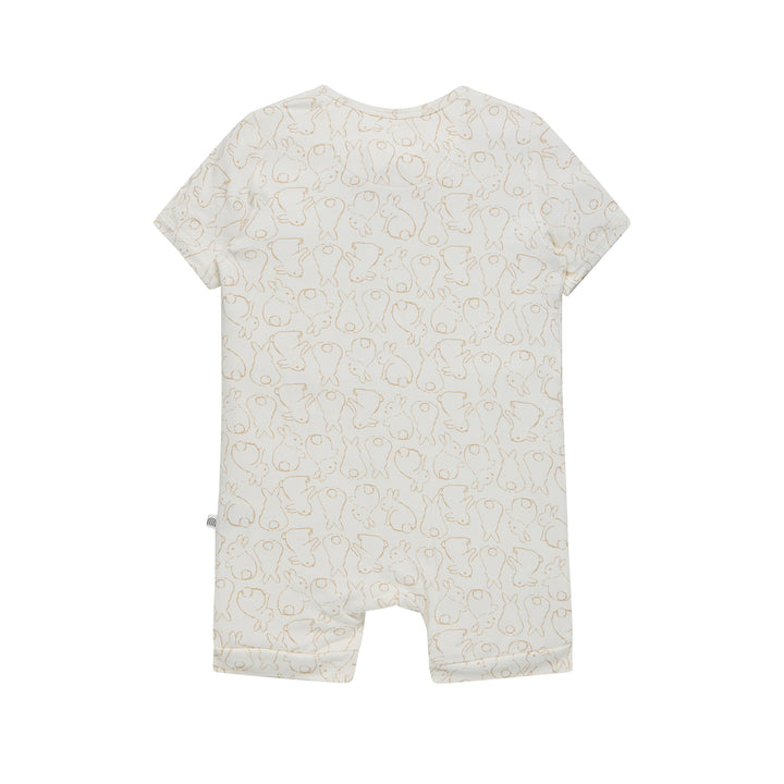 Day Or Night Onesie Short Sleeve - Rabbit