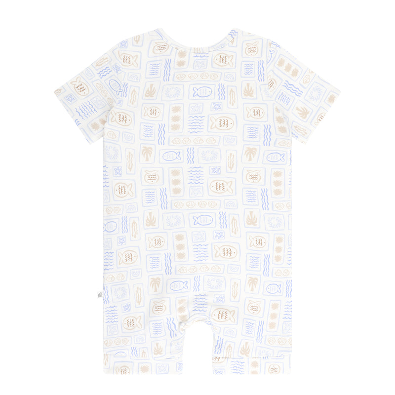 Day or Night Onesie Short Sleeve - Salty Shores
