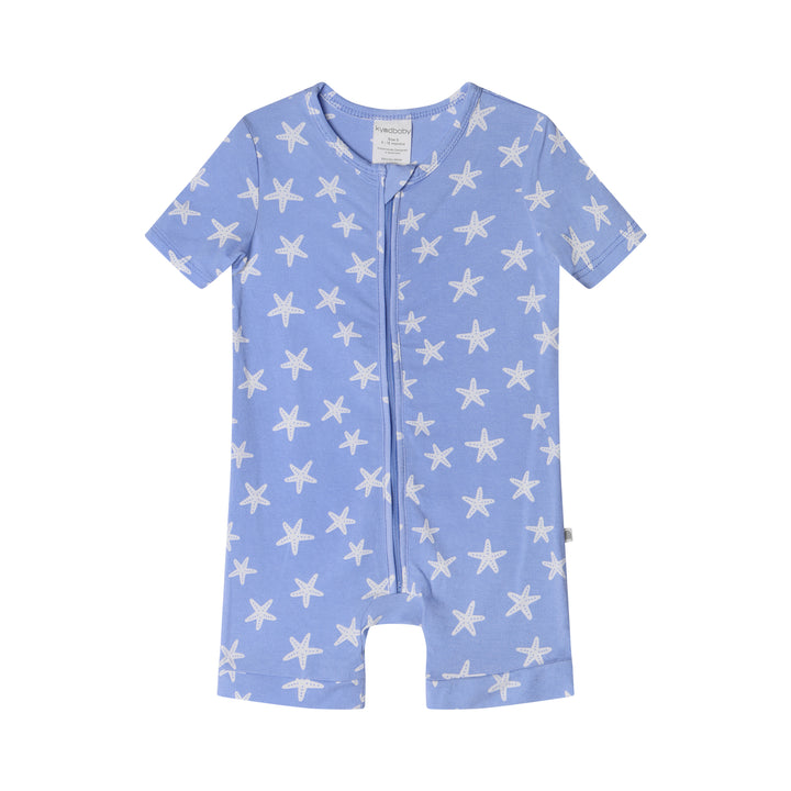Essential Short Sleeve Onesie - Star Fish Blue