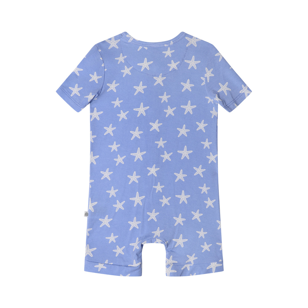 Essential Short Sleeve Onesie - Star Fish Blue