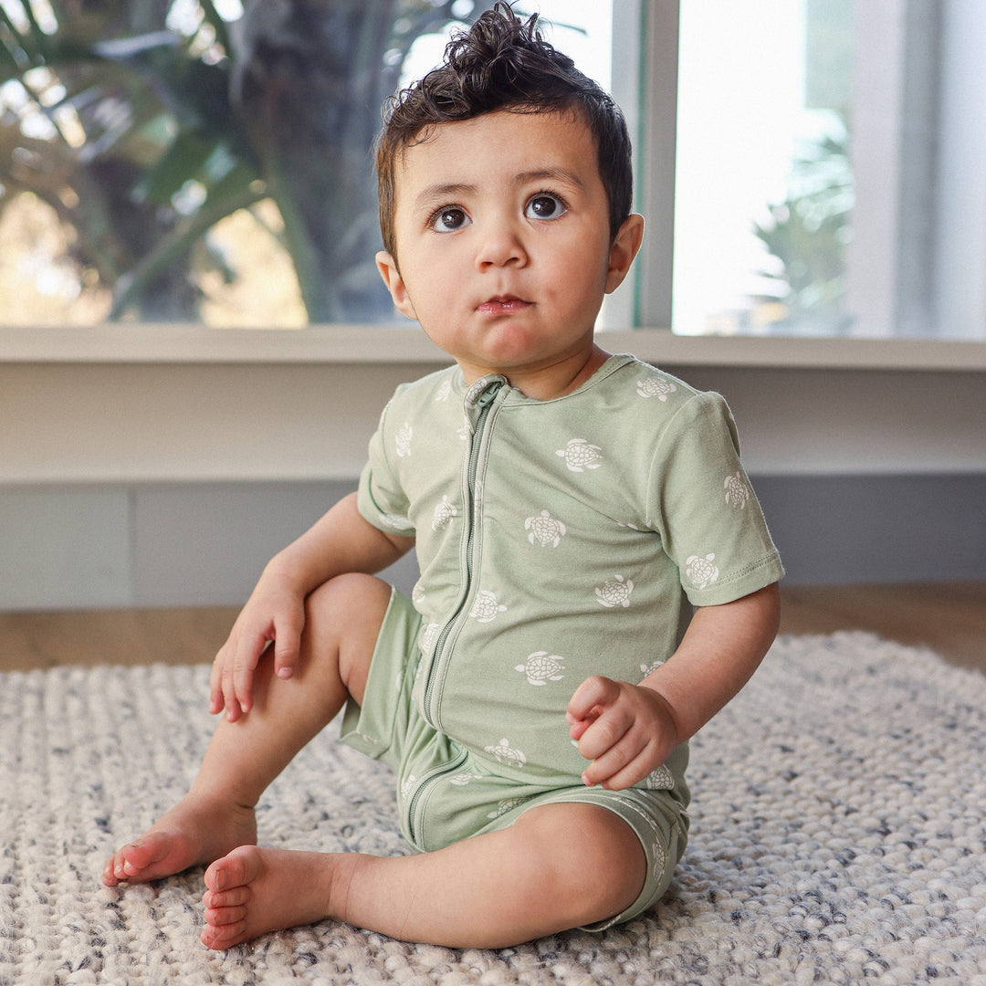 Essential Short Sleeve Onesie - Turtle