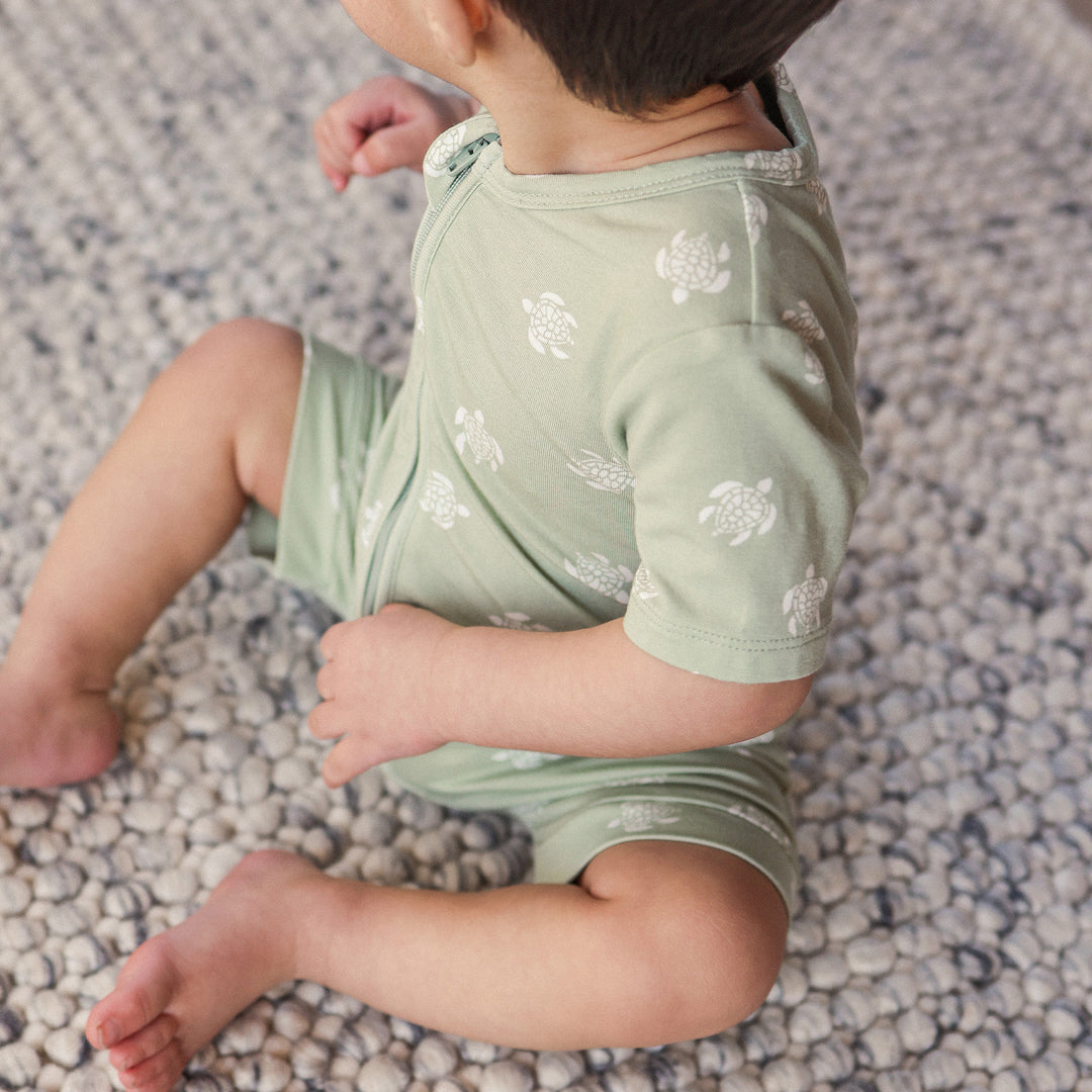 Essential Short Sleeve Onesie - Turtle