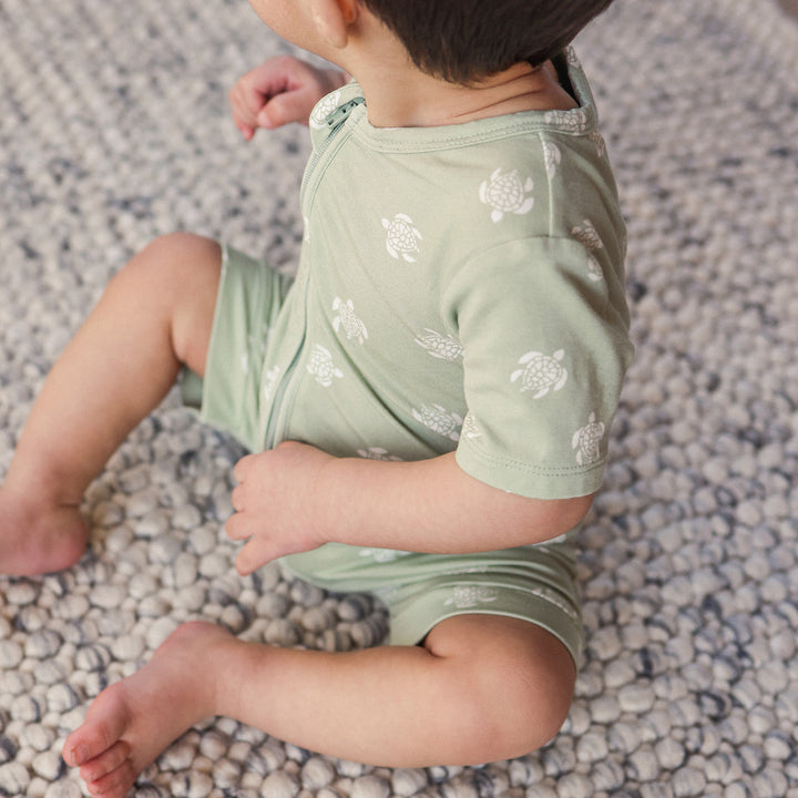 Essential Short Sleeve Onesie - Turtle