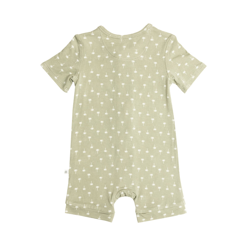 Day or Night Onsie Short Sleeve - Tiny Palm