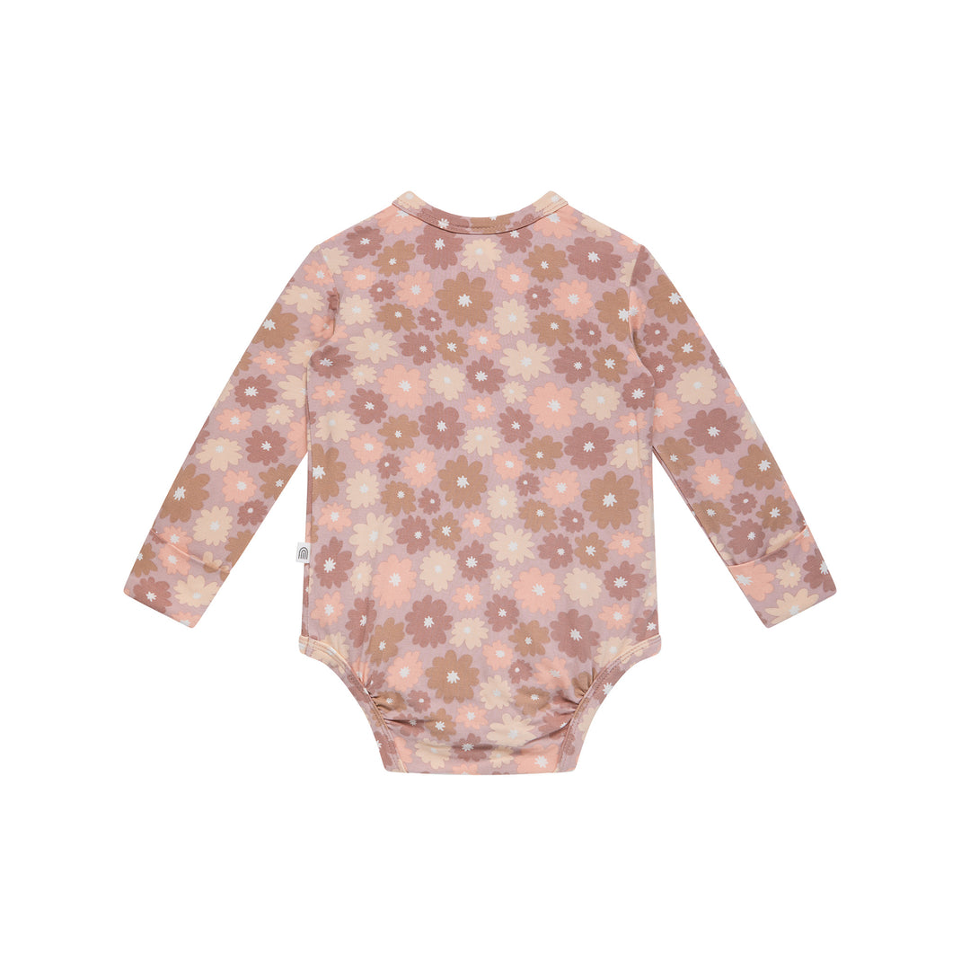 Comfy Bodysuit Long Sleeve - Bold Floral