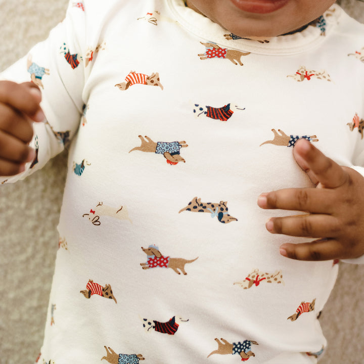 Comfy Bodysuit Long Sleeve - Dachshund