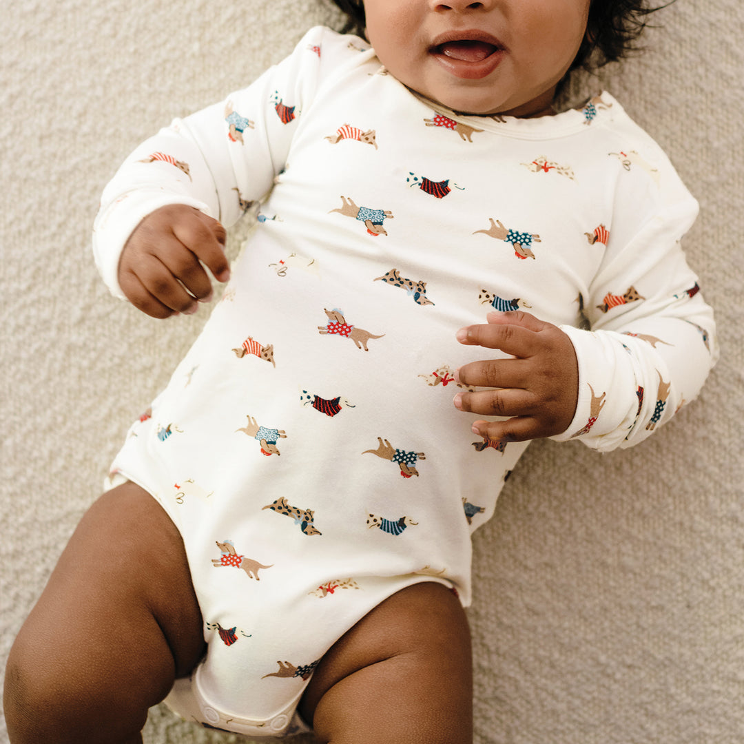 Comfy Bodysuit Long Sleeve - Dachshund