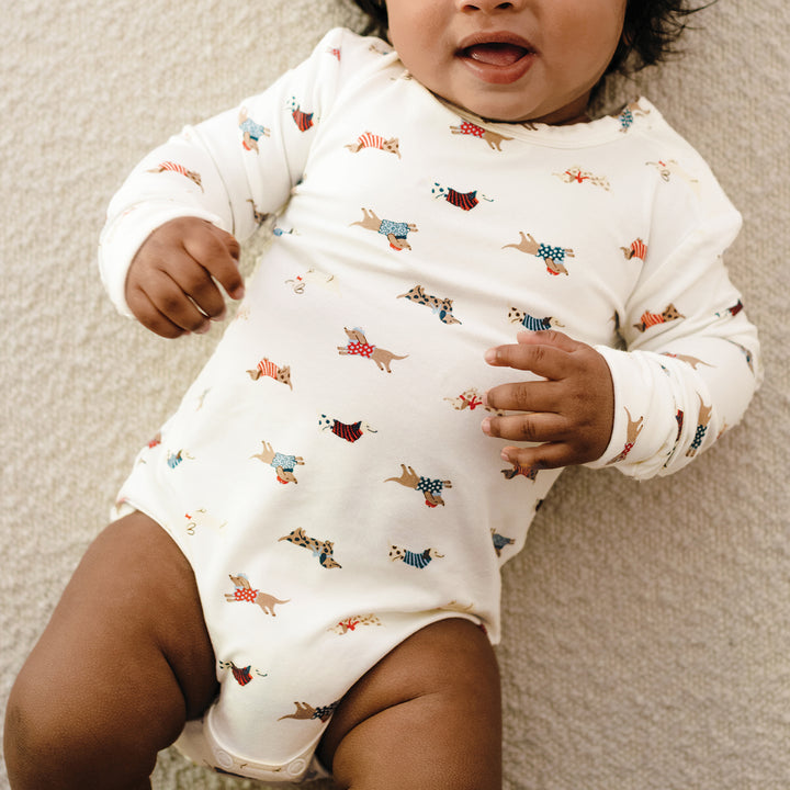 Comfy Bodysuit Long Sleeve - Dachshund