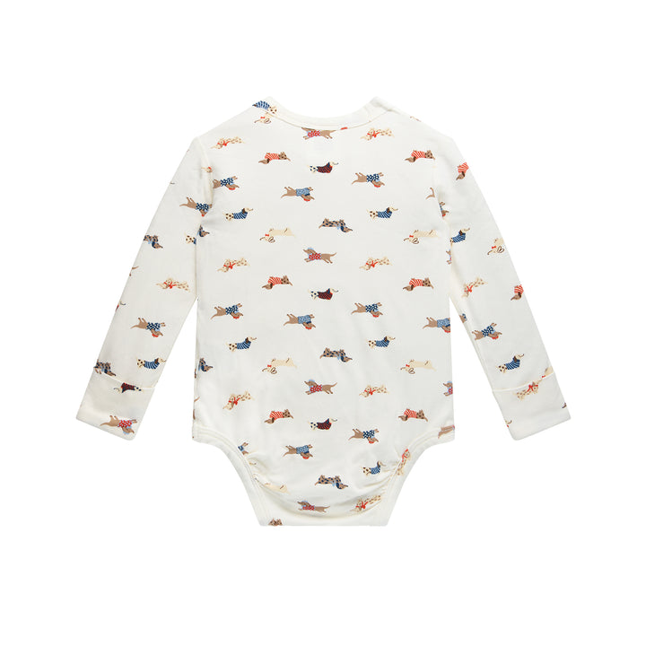 Comfy Bodysuit Long Sleeve - Dachshund