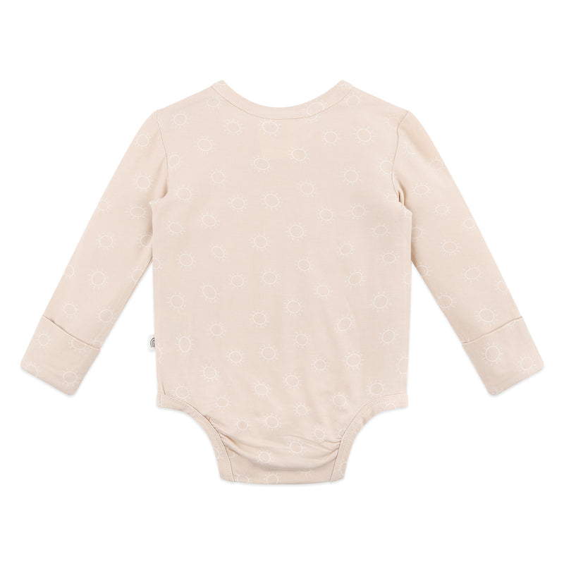 Comfy Bodysuit Long Sleeve - Neutral Sunrise