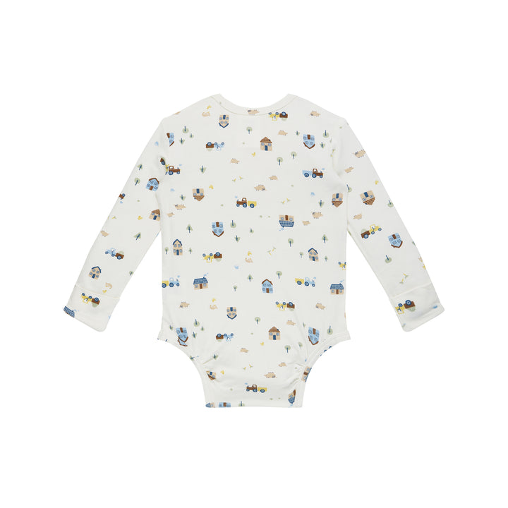 Comfy Bodysuit Long Sleeve - Pasture