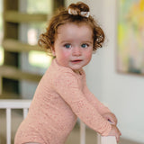 Comfy Bodysuit Long Sleeve - Pink Heart