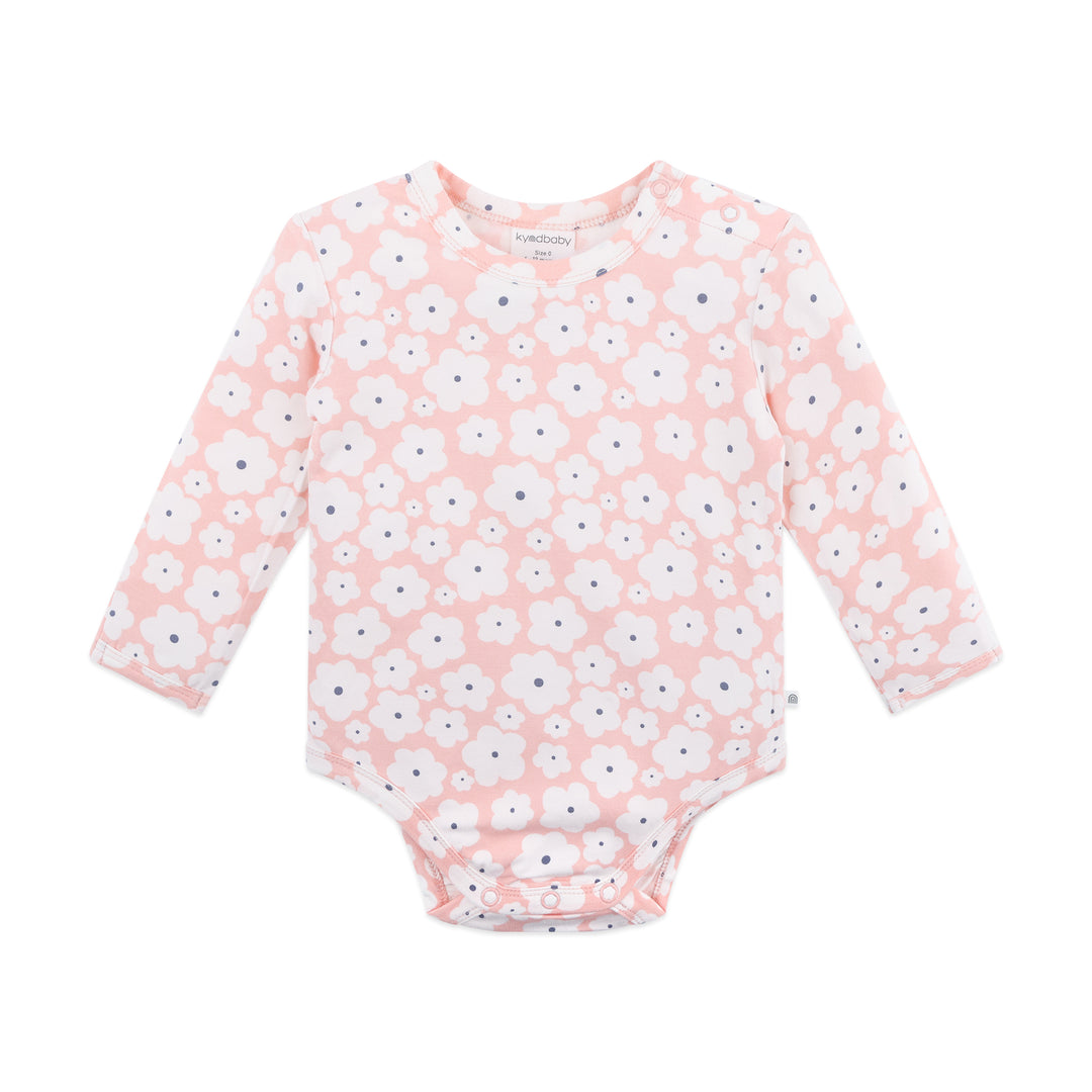 Comfy Bodysuit Long Sleeve - Petal Blooms