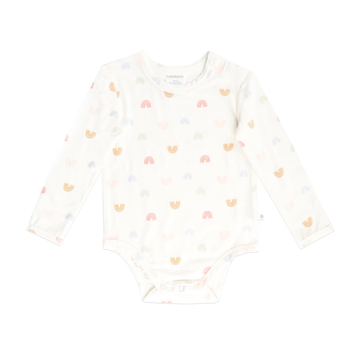 Comfy Bodysuit Long Sleeve - Over The Rainbow