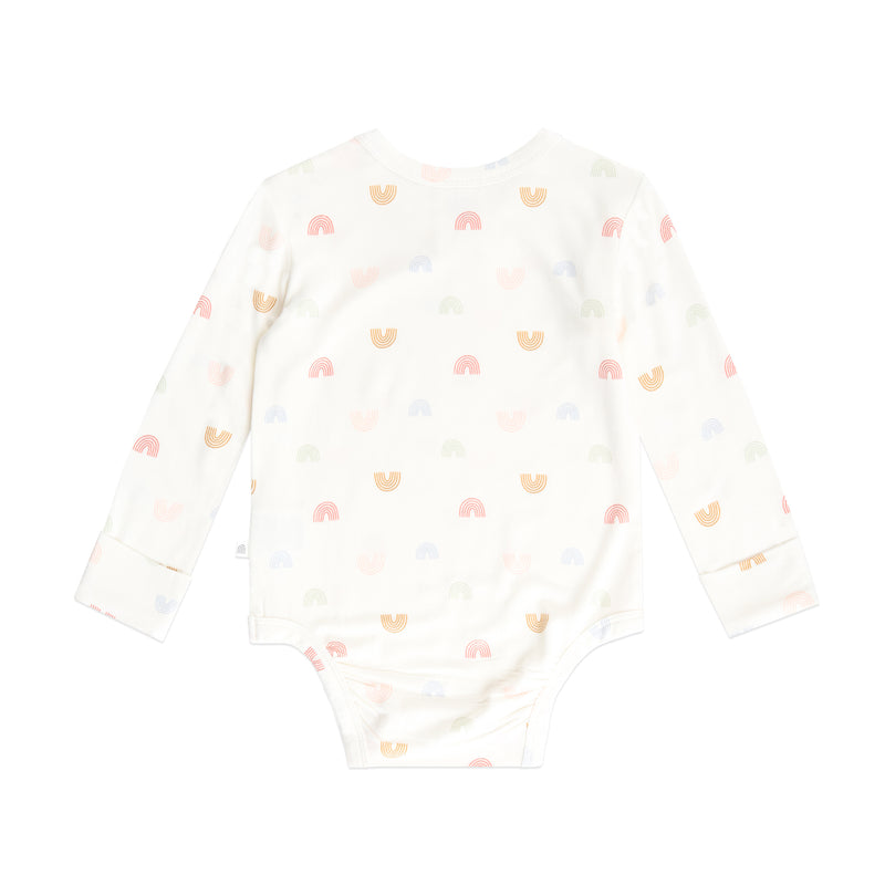 Comfy Bodysuit Long Sleeve - Over The Rainbow