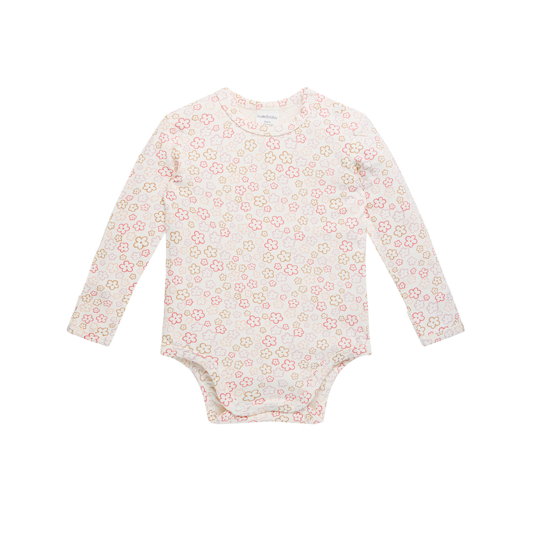 Comfy Bodysuit Long Sleeve - Spring Blossom
