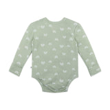 Comfy Bodysuit Long Sleeve - Sage Rainbow