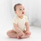 Comfy Bodysuit Short Sleeve - Goldie Check