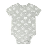 Comfy Bodysuit Short Sleeve - Palm Tree
